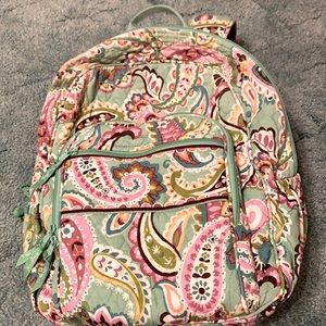 Vera Bradley mint green backpack